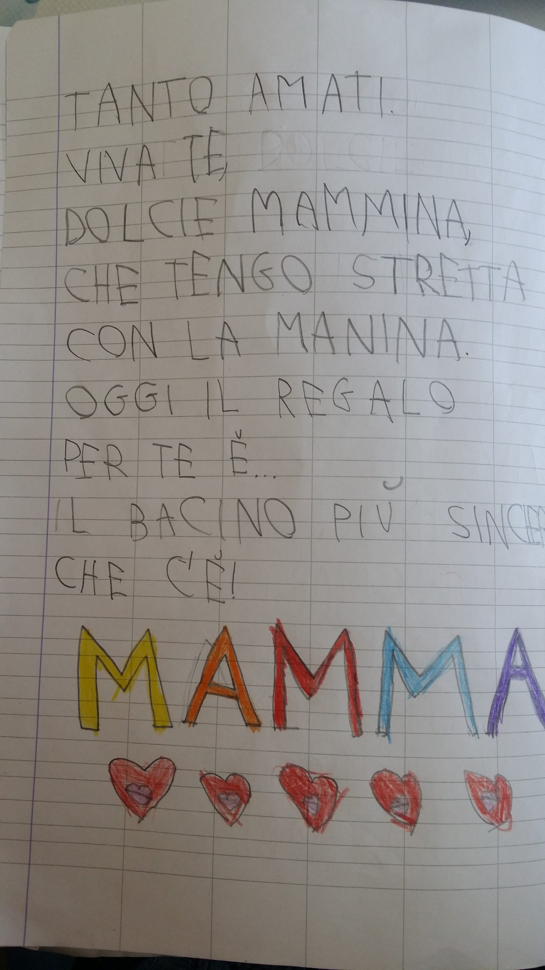 Poesie Di Natale Maestra Gemma.Festa Della Mamma 2016 Maestra Carmelina